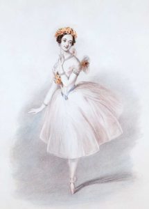 Marie Taglioni wearing a Romantic Tutu